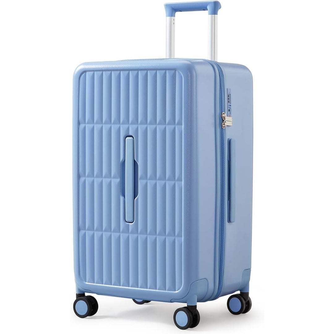 Unisex Airline-Approved Carry-On Luggage with 3:7 Split