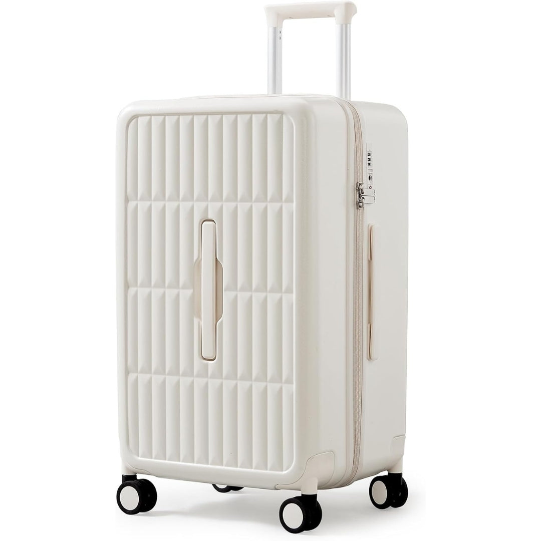 Unisex Airline-Approved Carry-On Luggage with 3:7 Split
