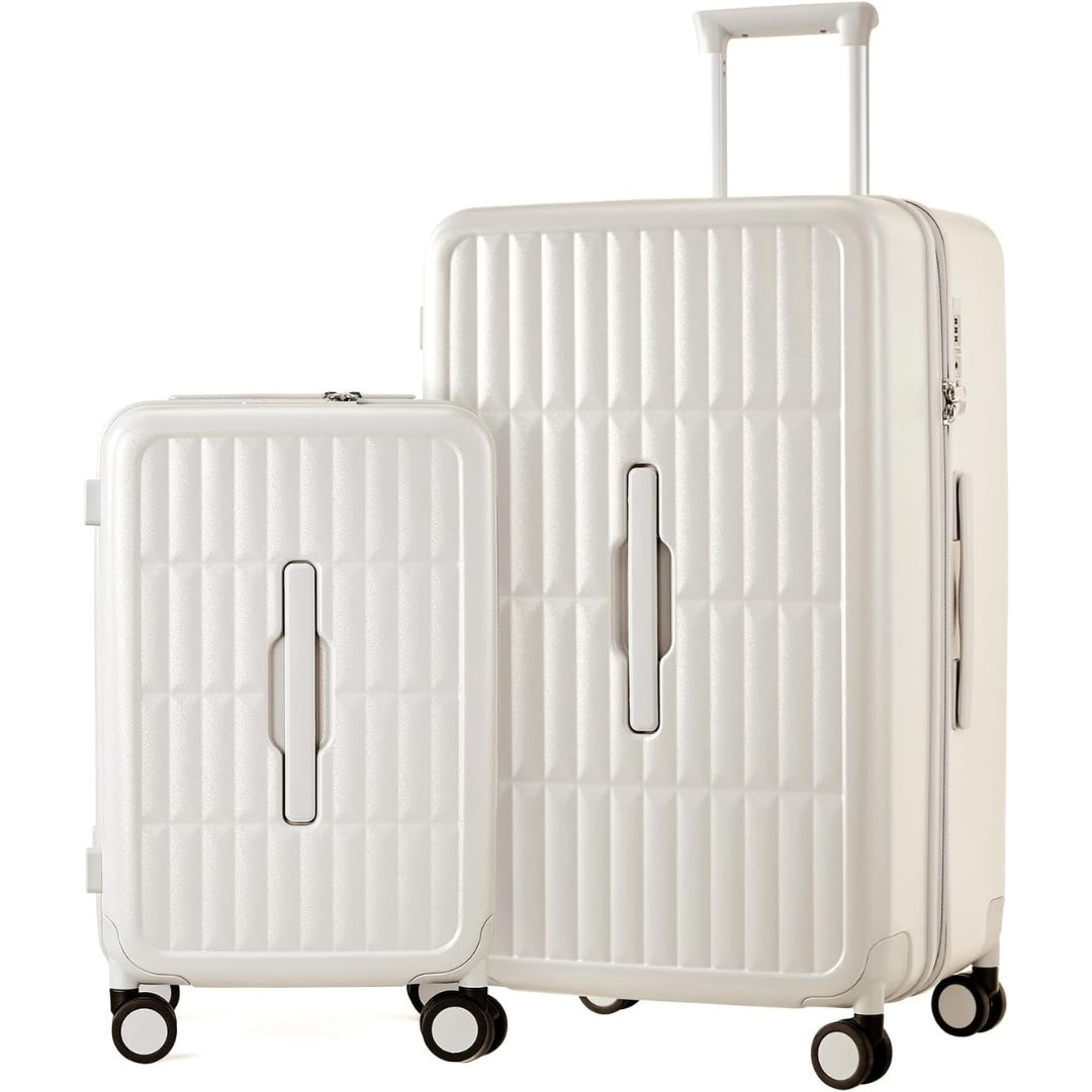 Unisex Airline-Approved Carry-On Luggage with 3:7 Split