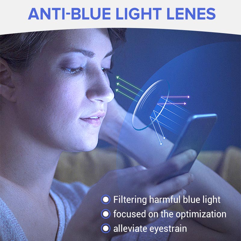 Unisex Blue Light Blocking Glasses for Computer & Reading