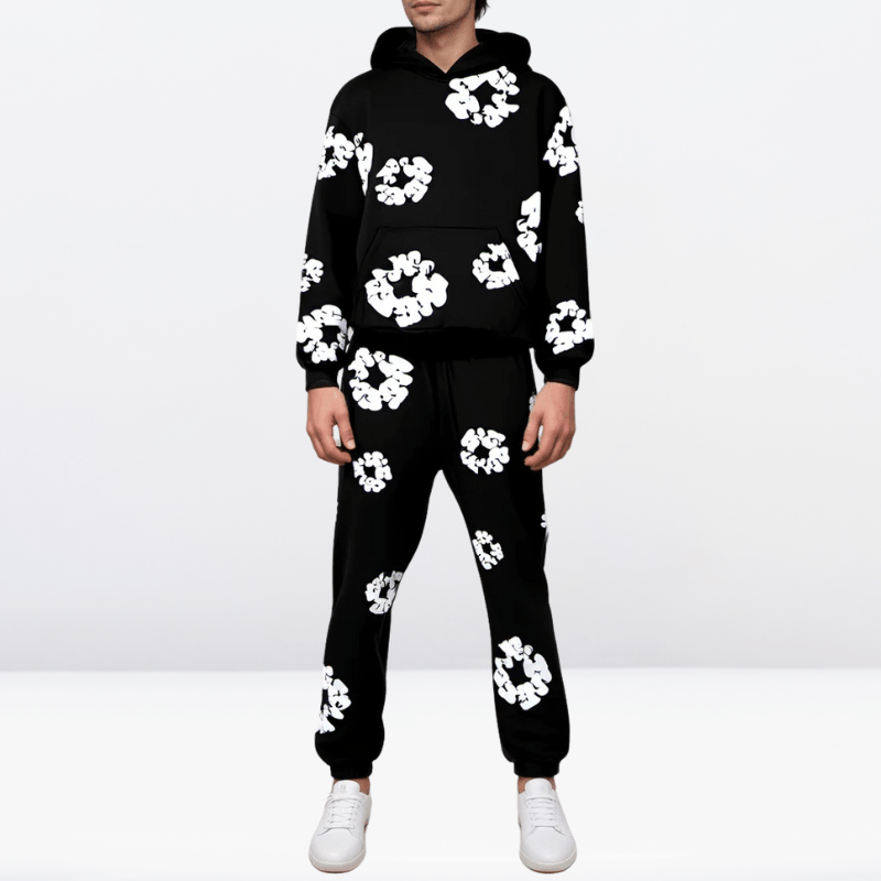 Unisex Casual Tracksuit with Hoodie and Pants