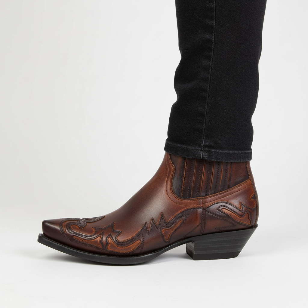Unisex Classic Cowboy Boots with Authentic Western Style