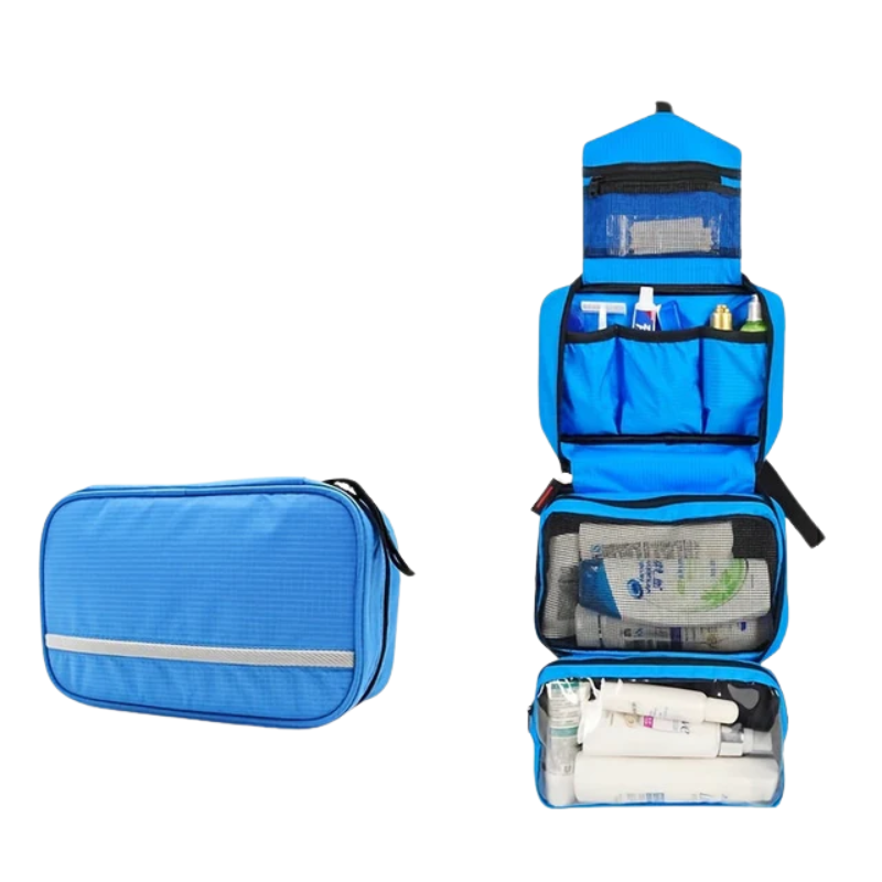 Unisex Compact Hanging Toiletry Bag for Travel & Home