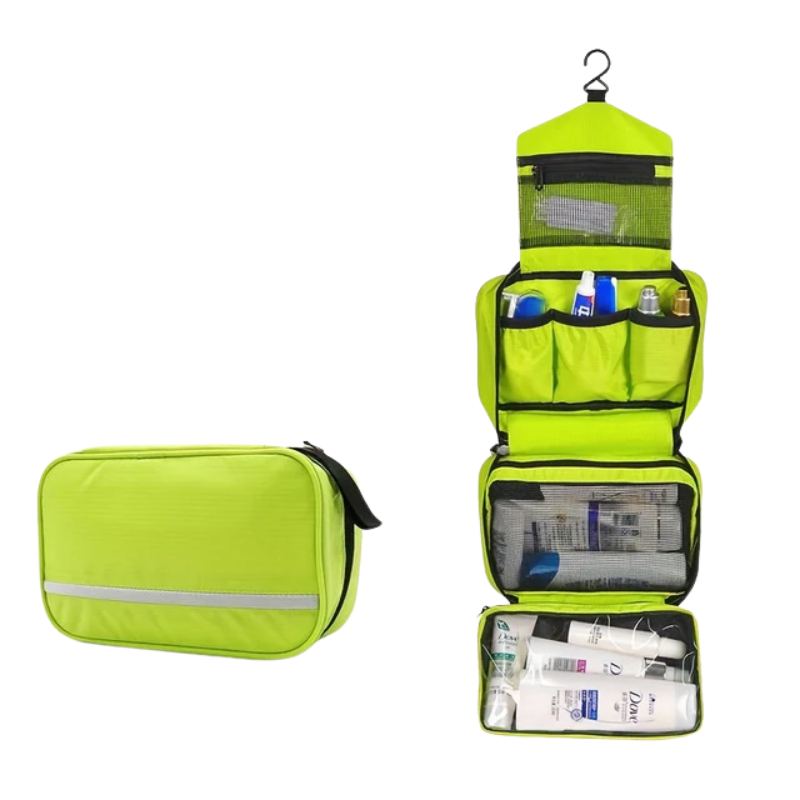 Unisex Compact Hanging Toiletry Bag for Travel & Home