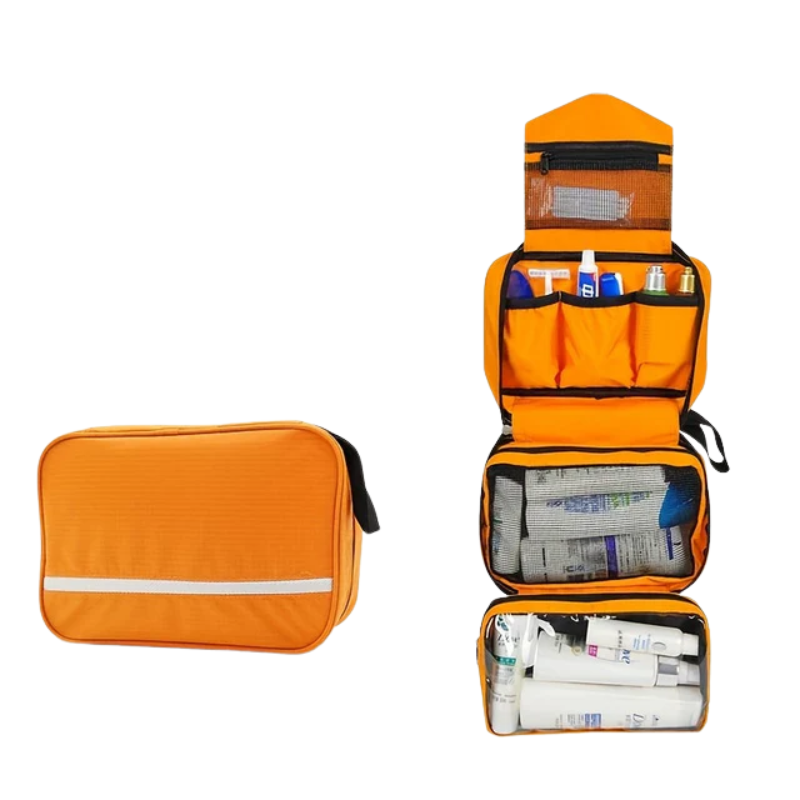 Unisex Compact Hanging Toiletry Bag for Travel & Home