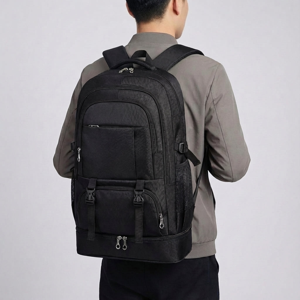 Unisex Expandable Large-Capacity Backpack