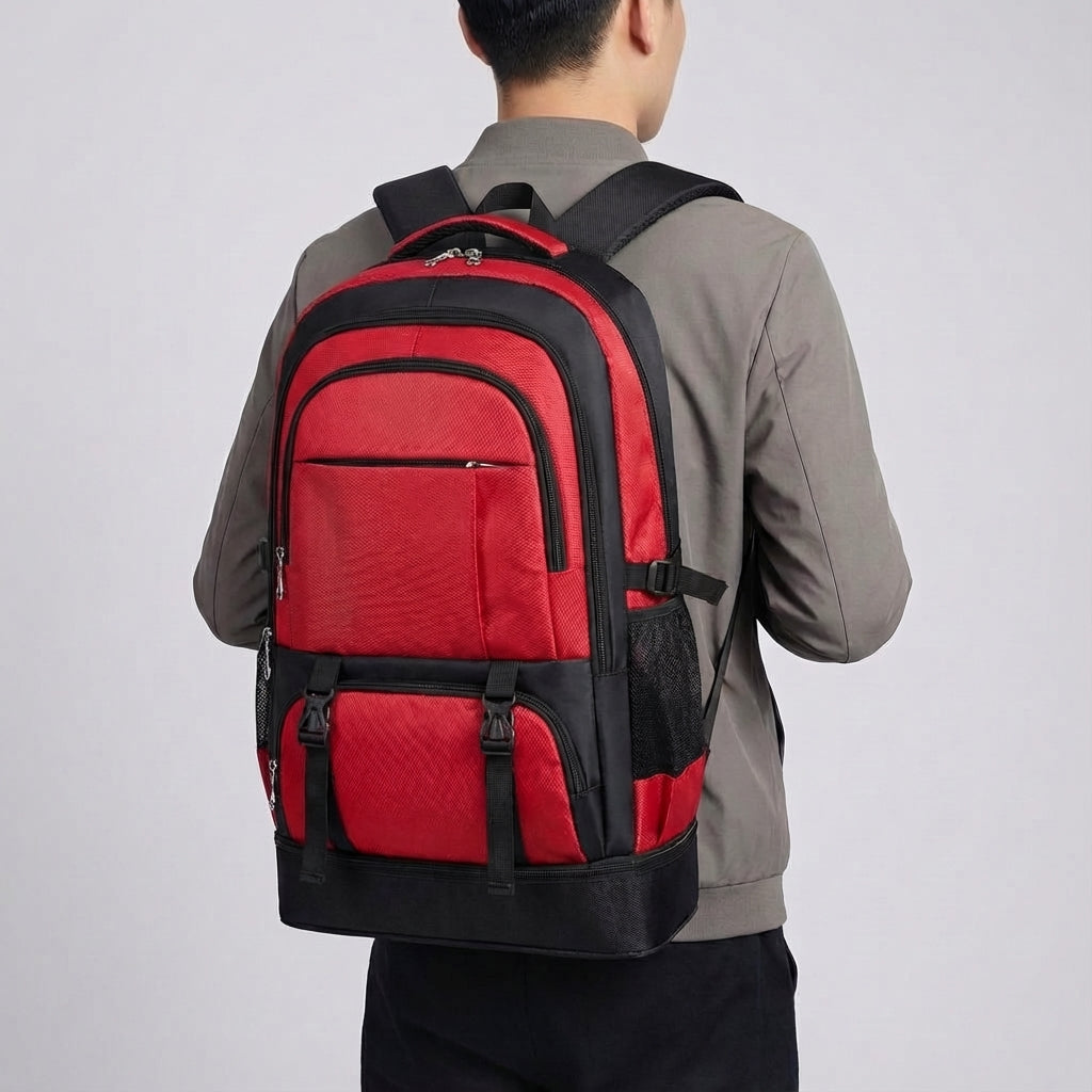 Unisex Expandable Large-Capacity Backpack