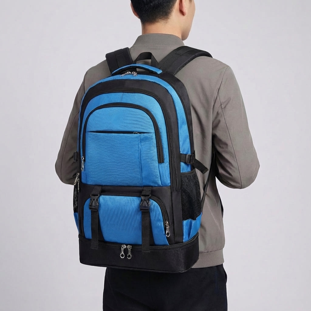 Unisex Expandable Large-Capacity Backpack