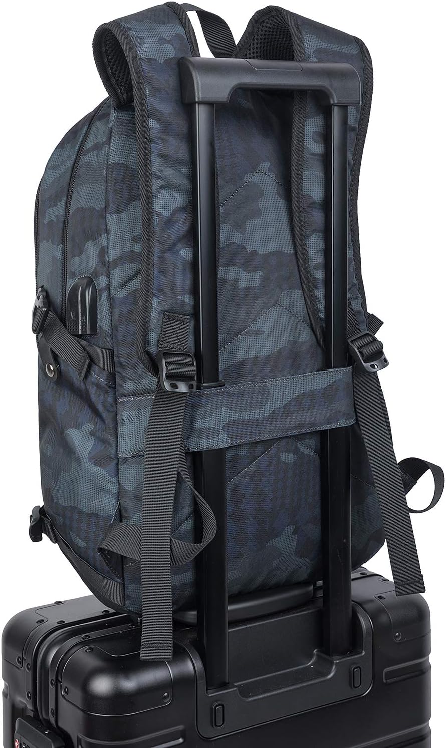 Unisex Extra Large Anti-Theft Laptop Backpack with USB Charging Port – 30-50L