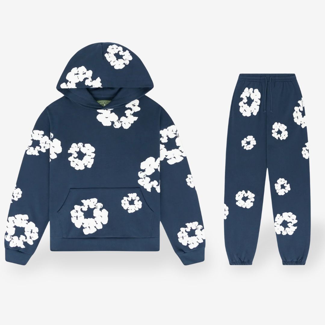 Unisex Floral Tracksuit - Hoodie & Pants