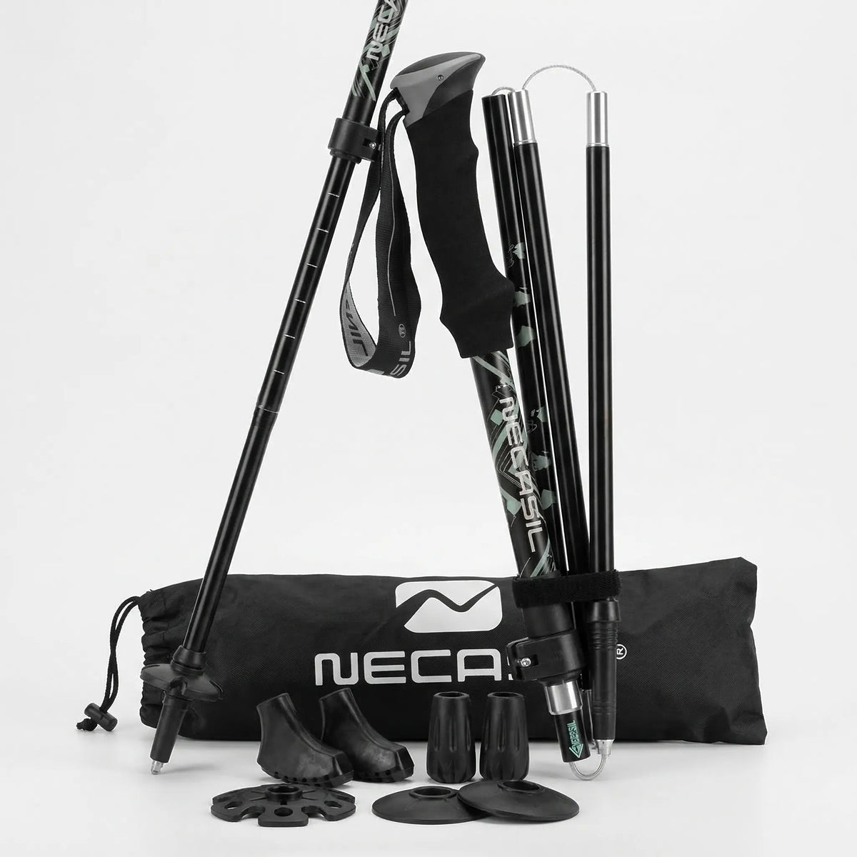 Unisex Foldable Telescopic Trekking Poles