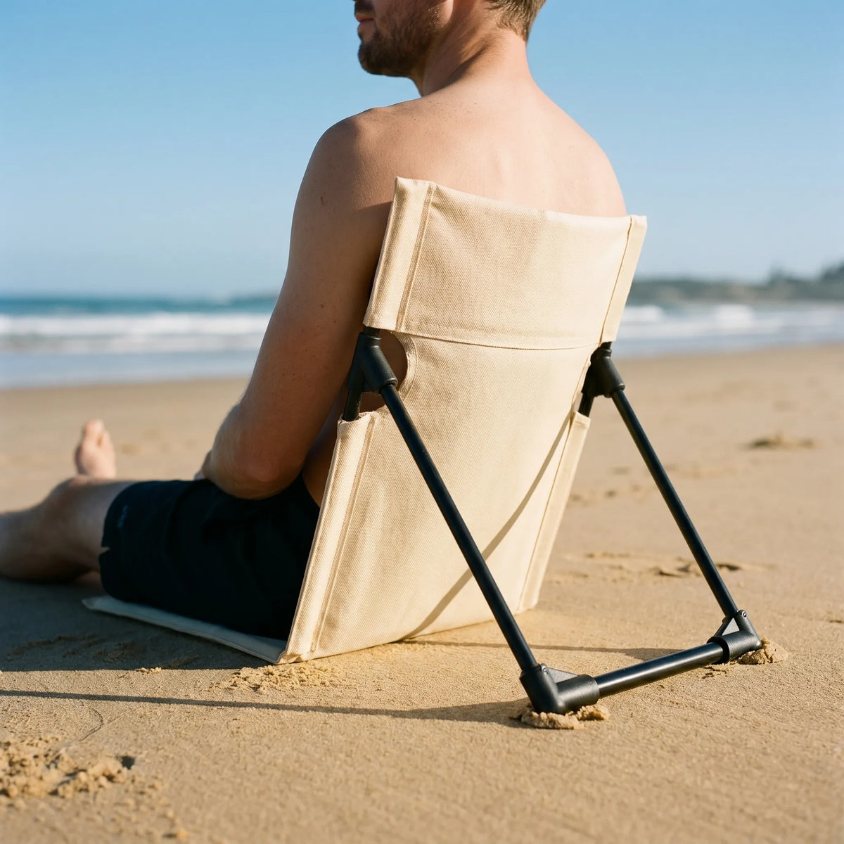 Unisex Folding Outdoor Floor Chair