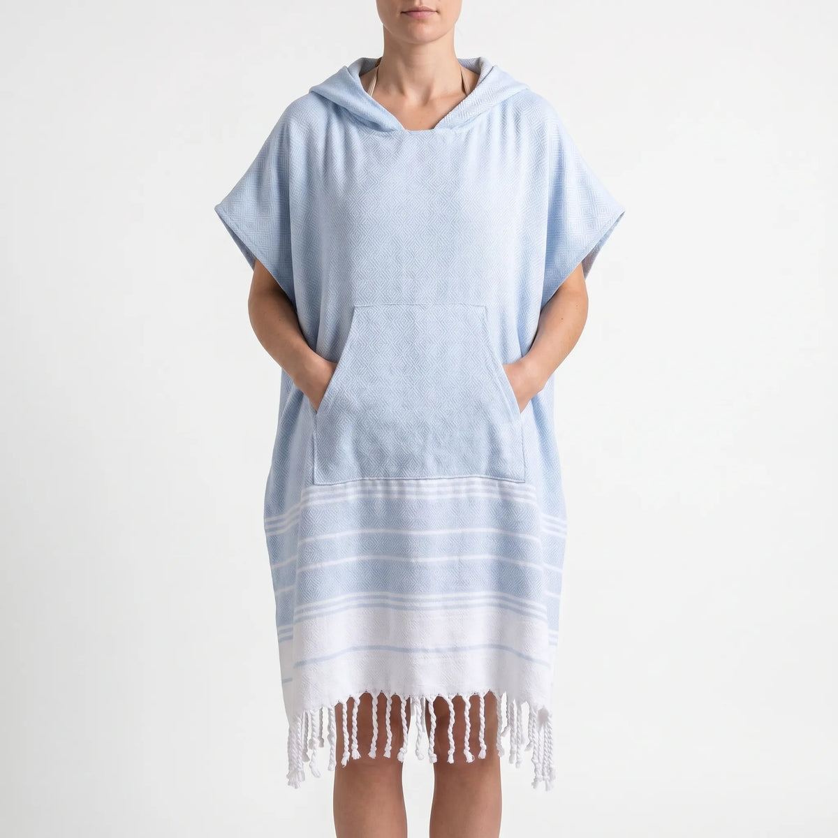 Unisex Hooded Changing Towel Poncho for Beach & Pool