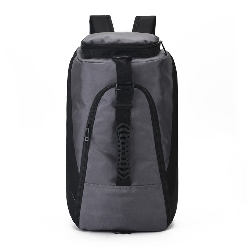 Unisex Multifunctional Black Duffle Bag for Gym and Travel