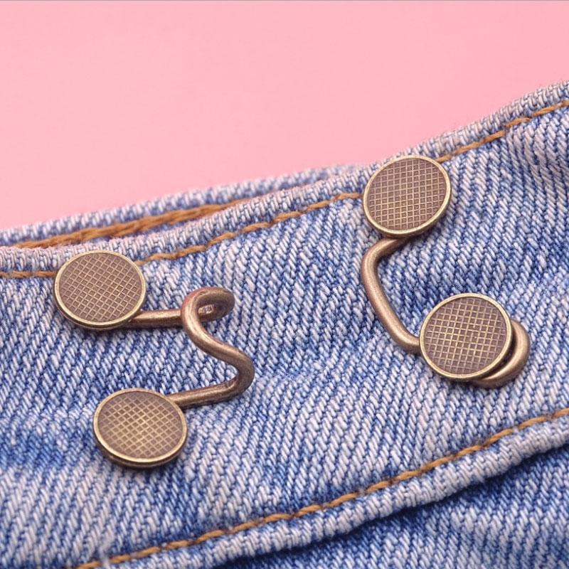 Unisex No-Sew Instant Waist Tightener Buckle Set