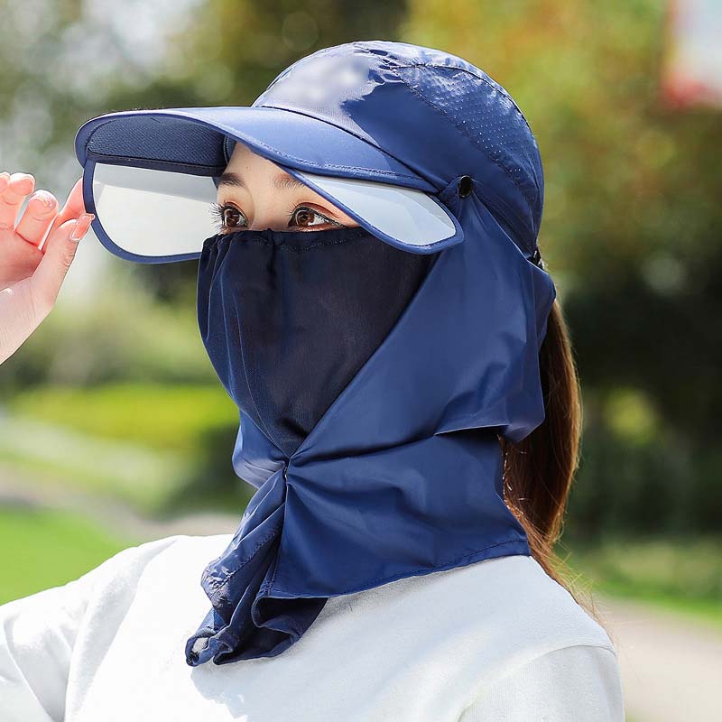 Unisex Outdoor UPF 50+ Sun Protection Hat with Neck Flap