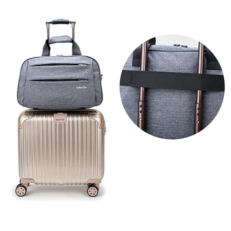 Unisex Portable Carry-On Travel Bag – Smart Travel & Hands-Free