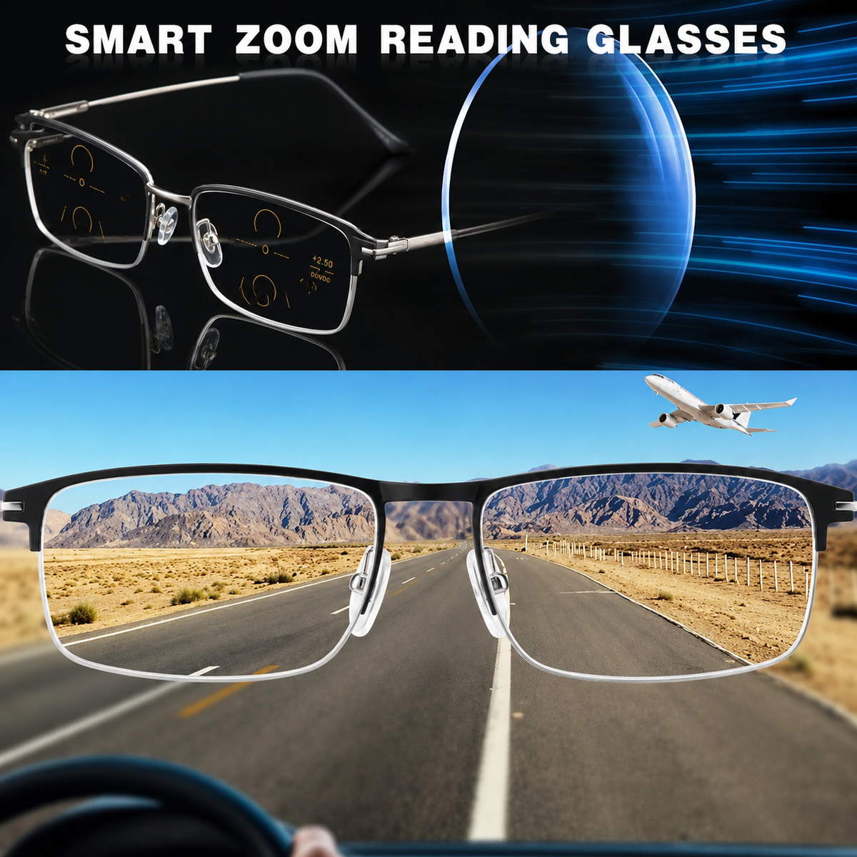 Unisex Progressive Multifocal Glasses