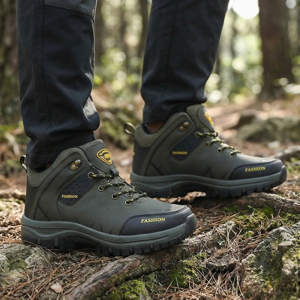 Unisex Retro All-Terrain Ankle Hiking Boots