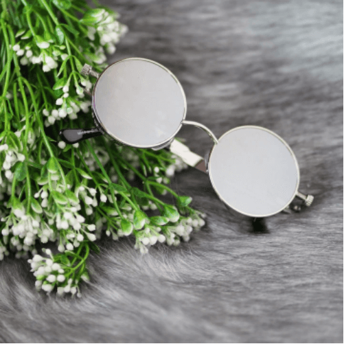 Unisex Retro Round Sunglasses with UV400 Protection
