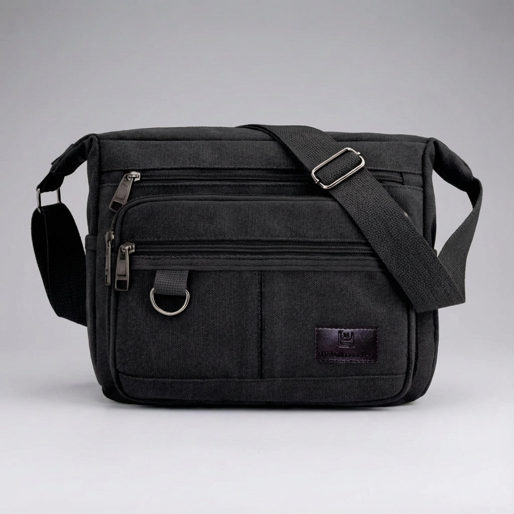 Unisex RFID-Blocking Messenger Bag - Secure & Organised