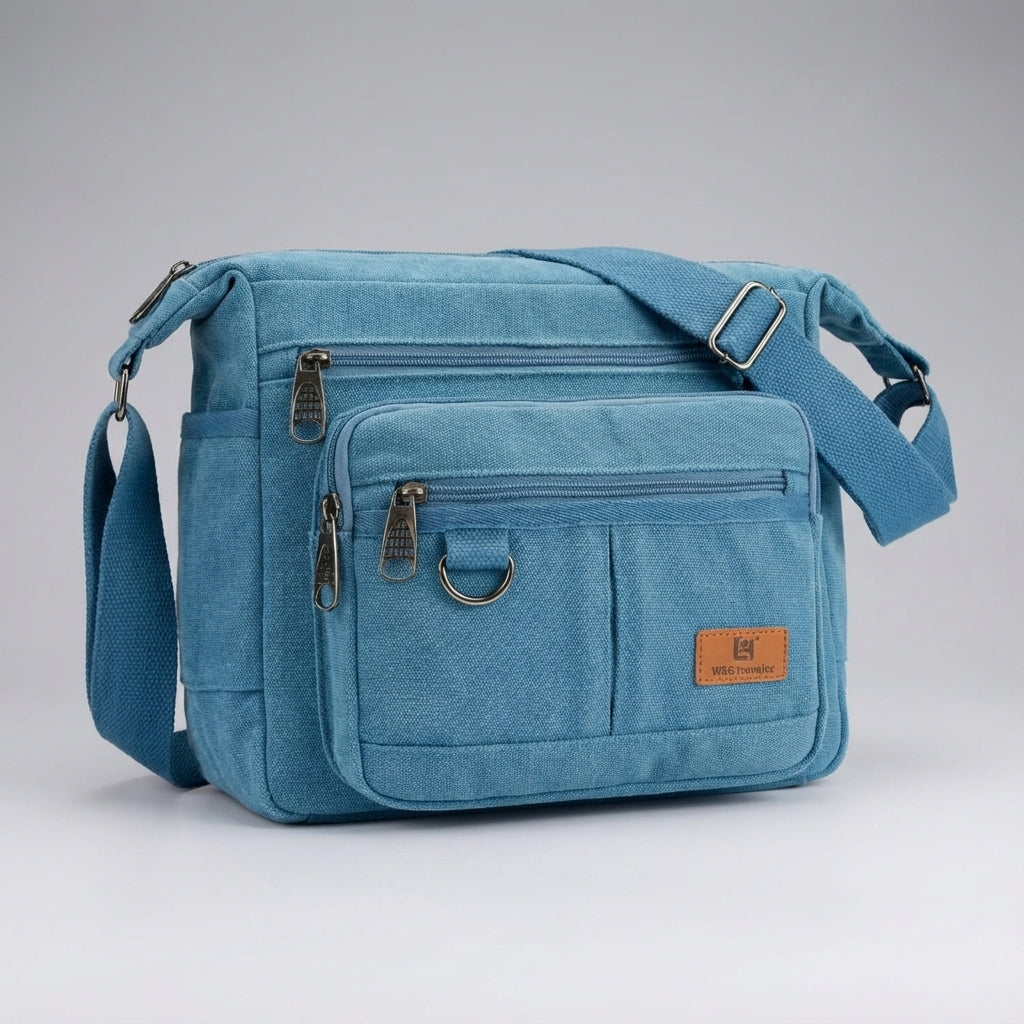 Unisex RFID-Blocking Messenger Bag - Secure & Organised