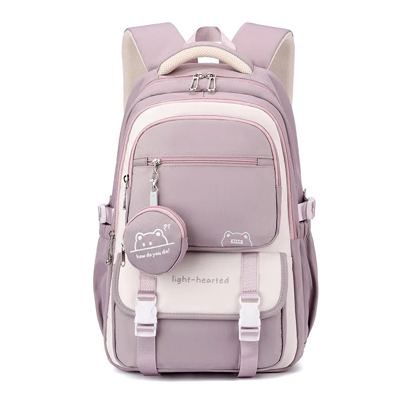Unisex School Backpack with Multiple Compartments for Everyday Use and Travel