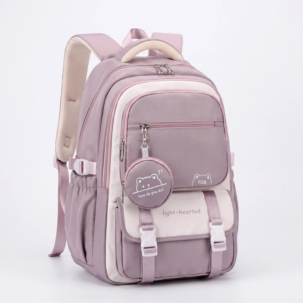 Unisex School Backpack with Multiple Compartments for Everyday Use and Travel