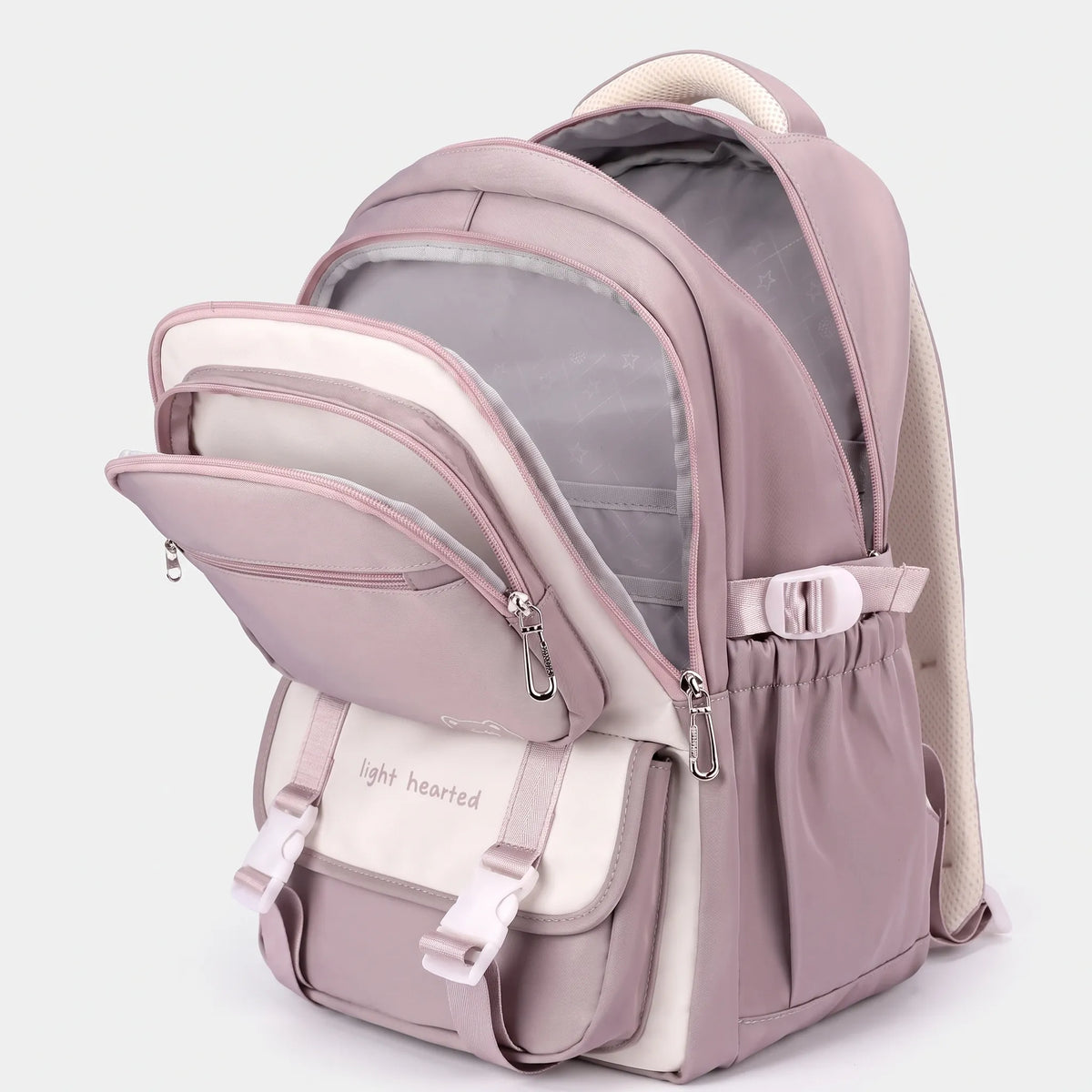 Unisex School Backpack with Multiple Compartments for Everyday Use and Travel