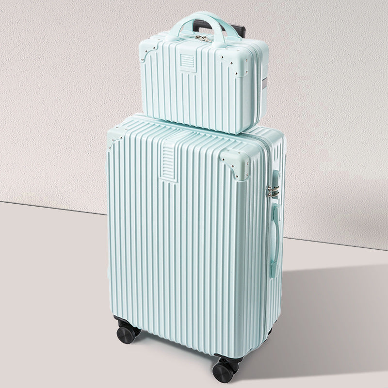Unisex Textured Multi-Directional Spinner Luggage
