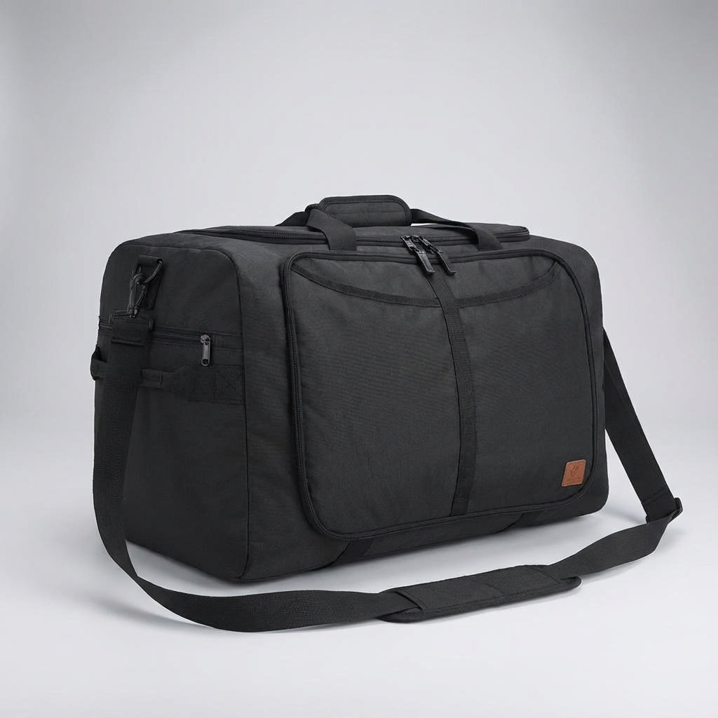 Unisex Travel Bag with Shoe Compartment - Compact and Spacious