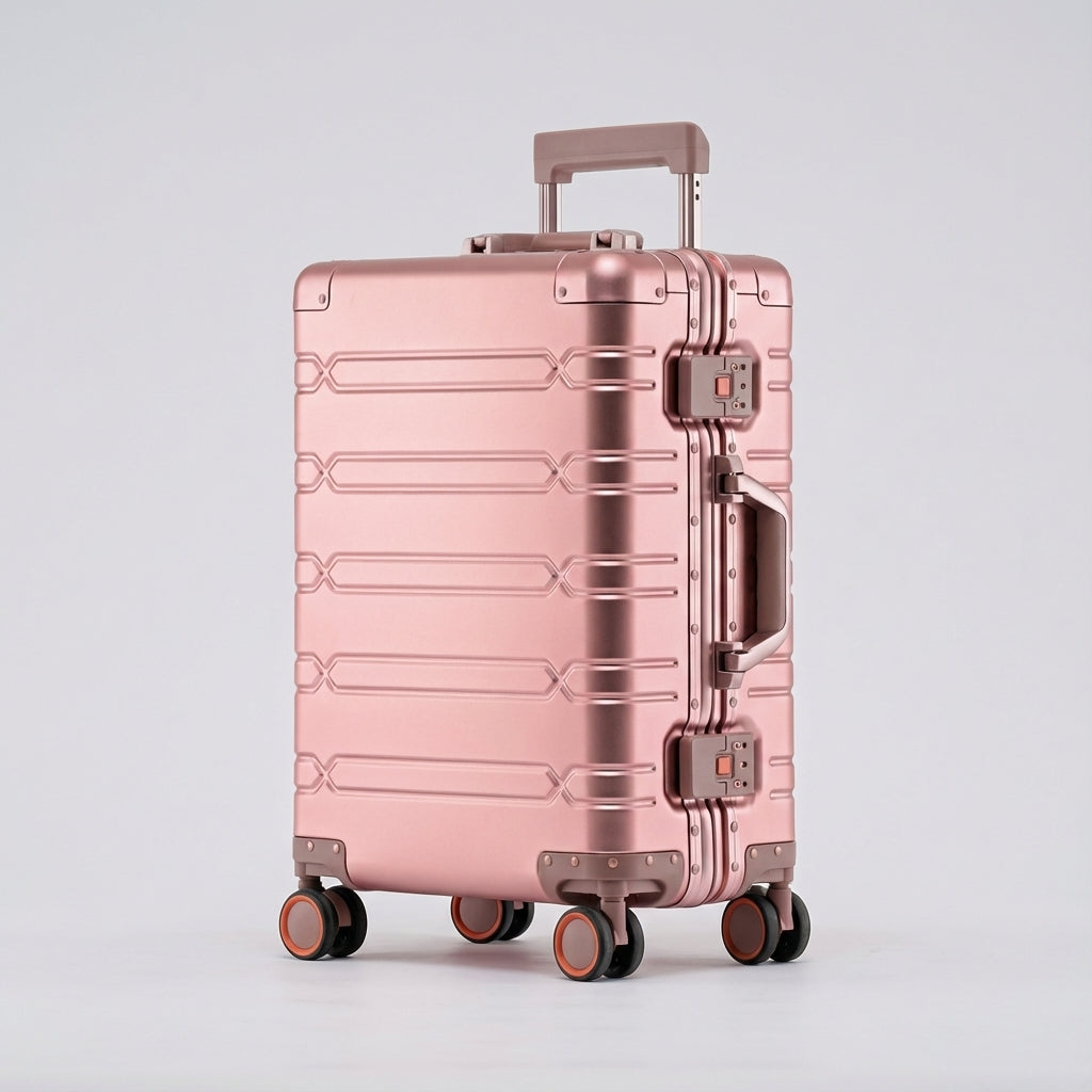 Unisex Travel Suitcase with 360° Spinner Wheels