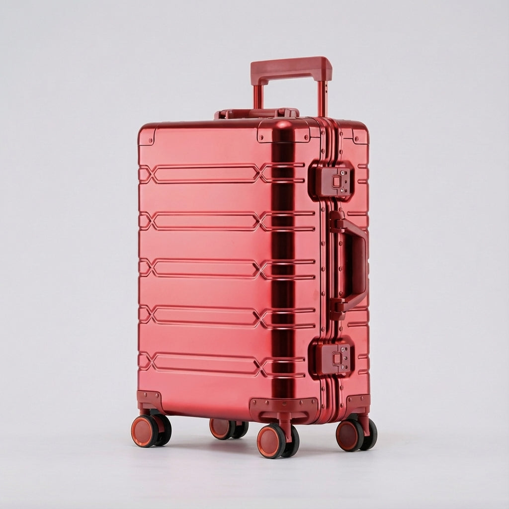 Unisex Travel Suitcase with 360° Spinner Wheels
