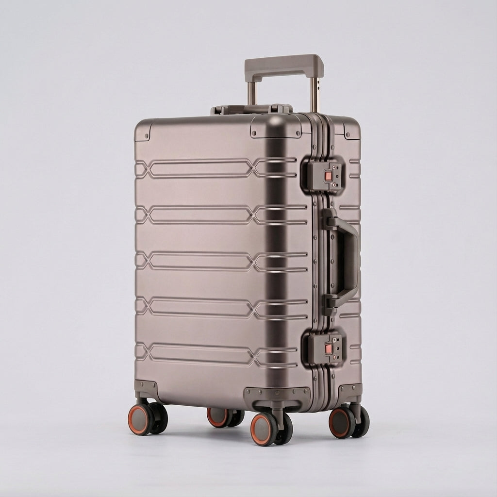 Unisex Travel Suitcase with 360° Spinner Wheels