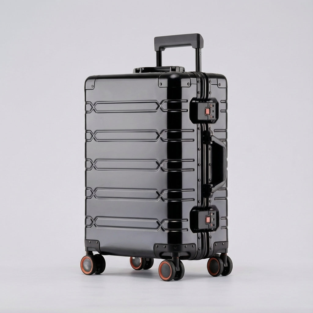 Unisex Travel Suitcase with 360° Spinner Wheels