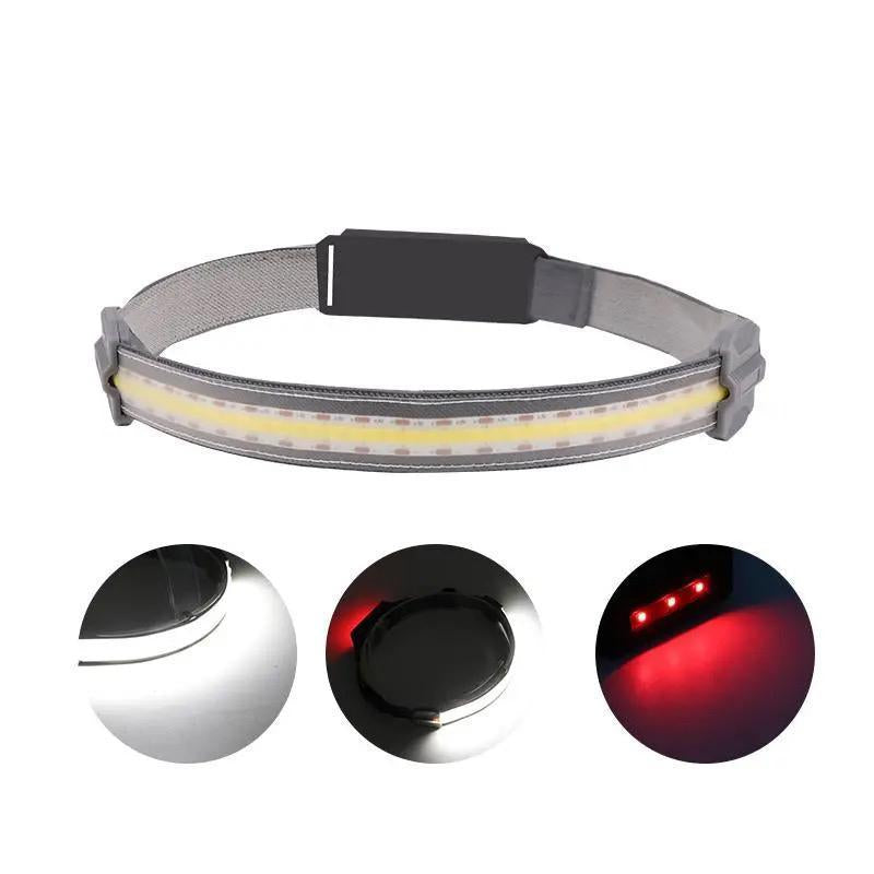 Unisex USB Rechargeable LED Headlamp for Outdoor Activities