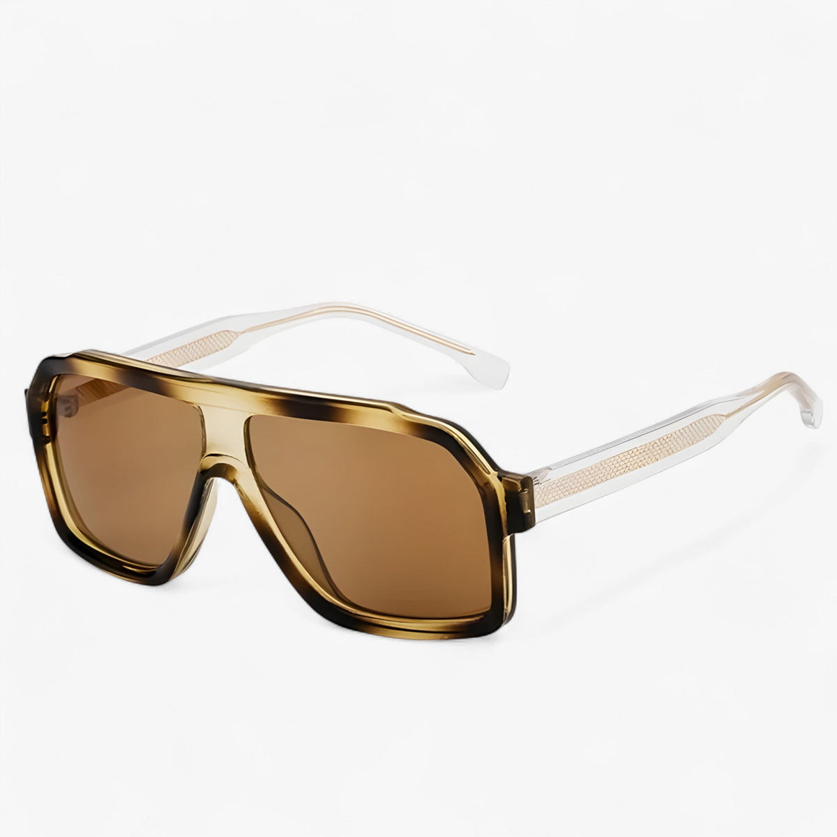 Unisex Windproof Oversized Punk Sunglasses with UV400 Lenses