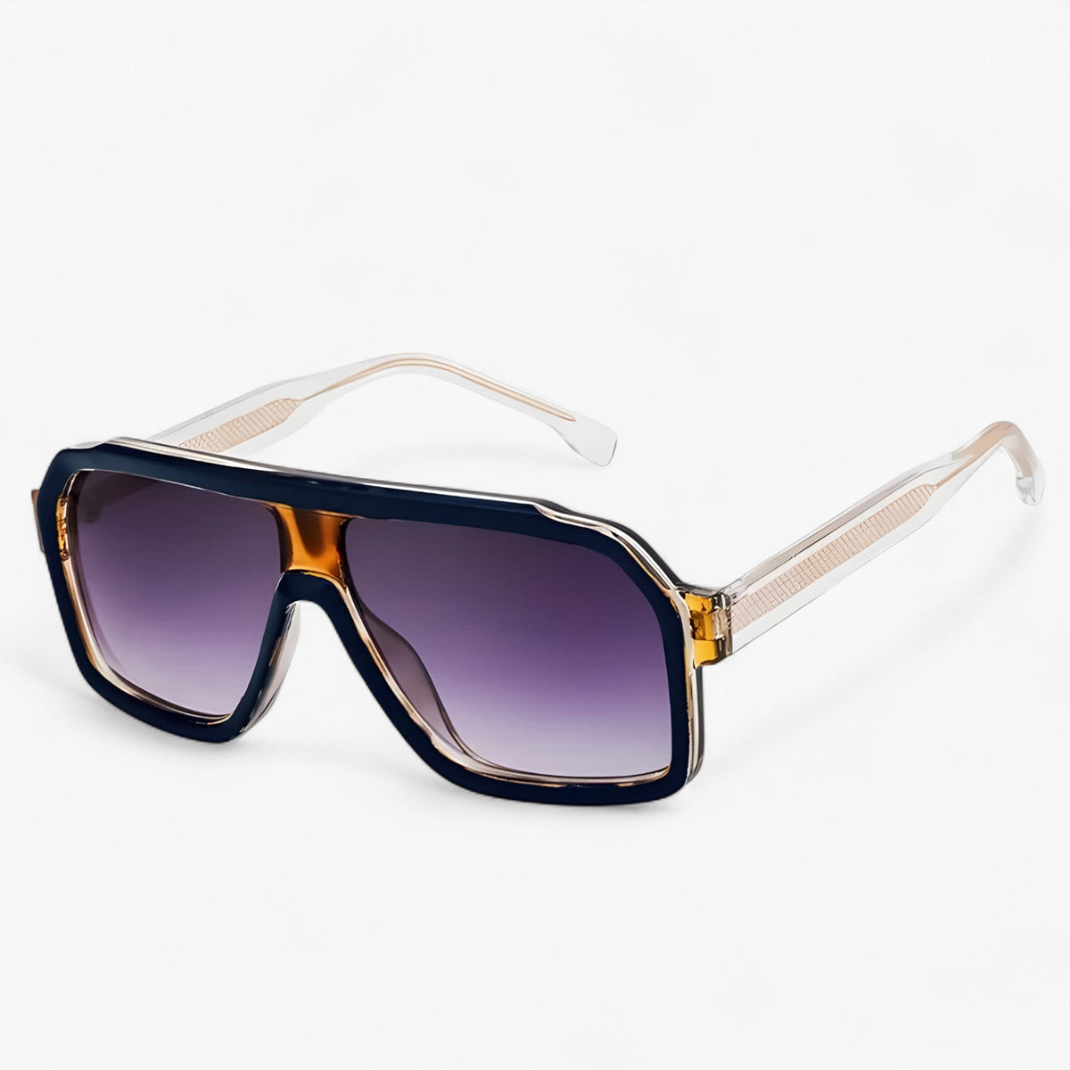 Unisex Windproof Oversized Punk Sunglasses with UV400 Lenses