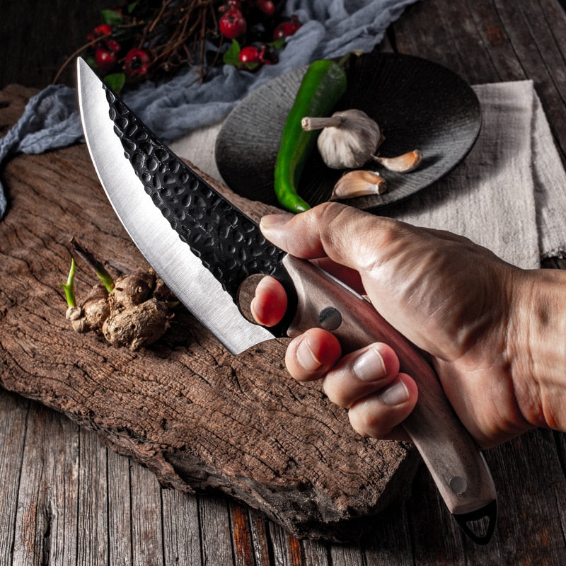 Universal Kitchen Knife for Easy and Safe Cutting