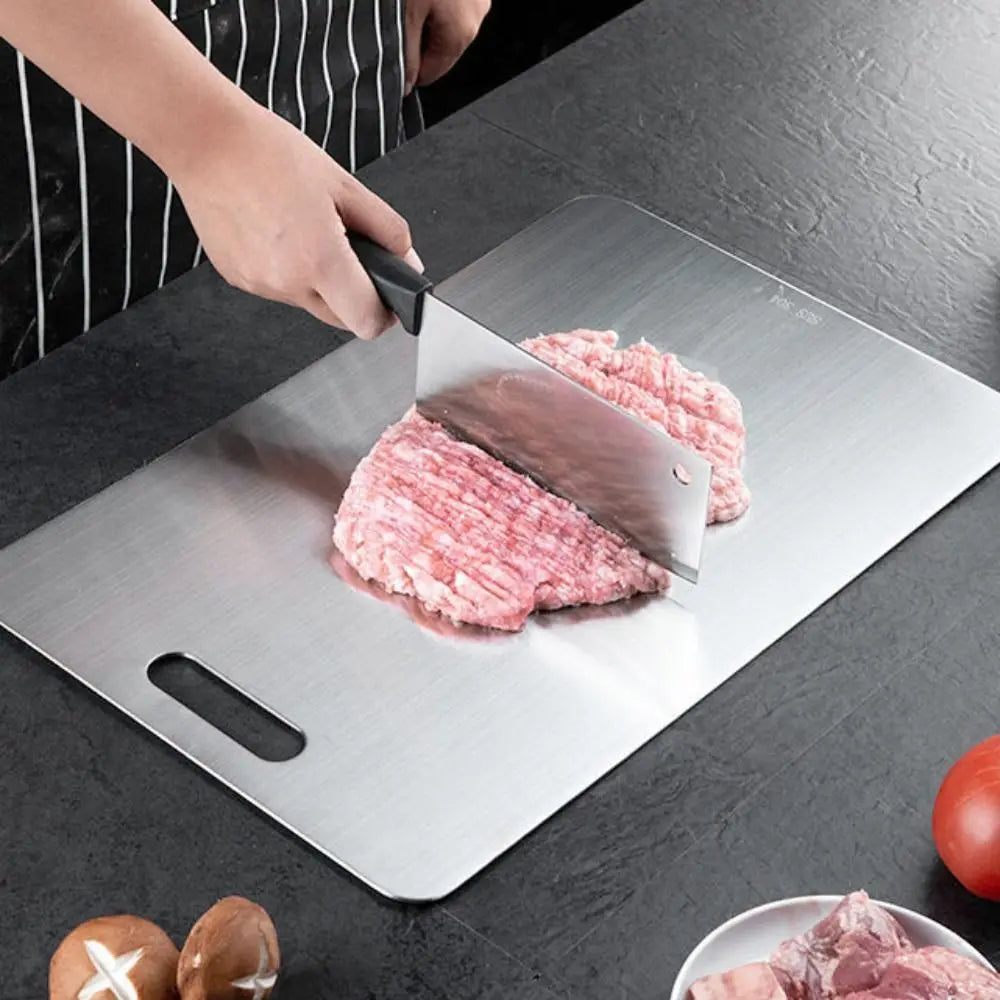 Upgraded Titanium Cutting Board – Durable, Double-Sided, Food-Grade Safe Cutting Surface for Kitchen and Outdoors