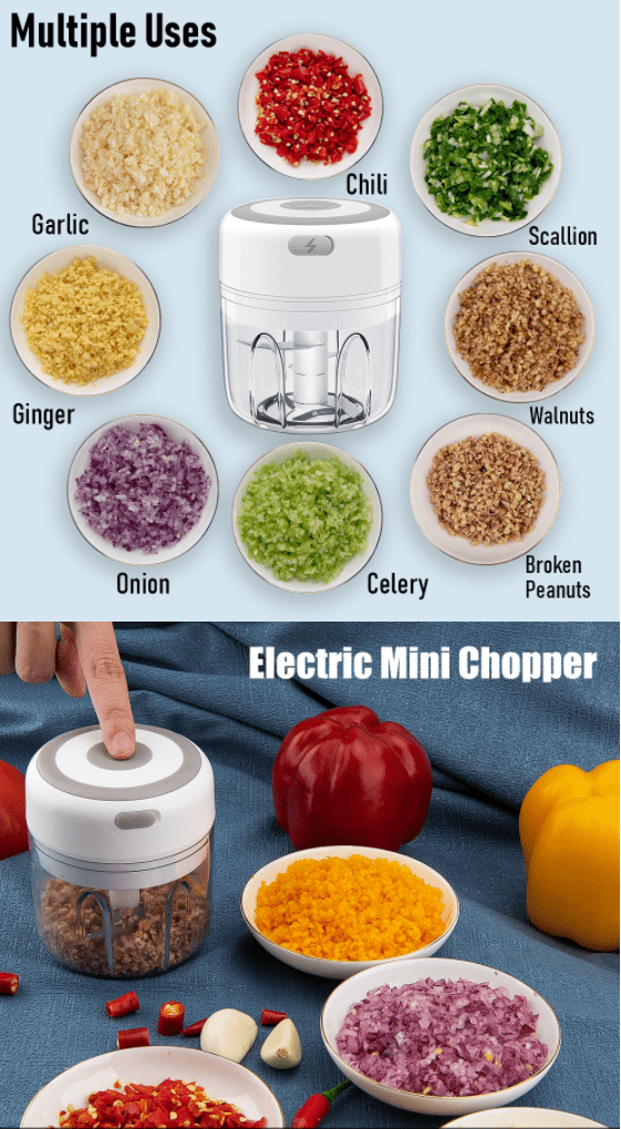 USB Rechargeable Mini Chopper