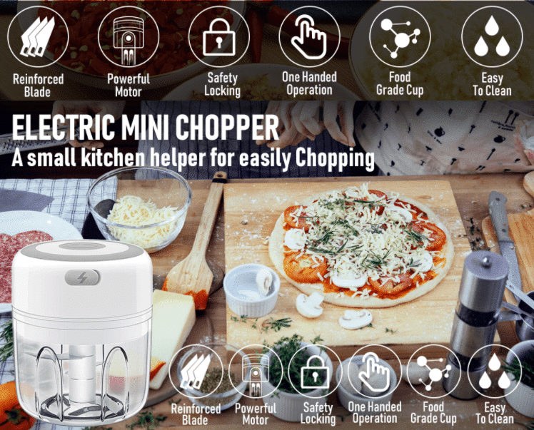 USB Rechargeable Mini Chopper