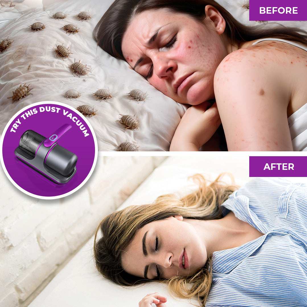 Vacuum & Iron Duo for Furniture, Bed Sheets, Beds and Household Use