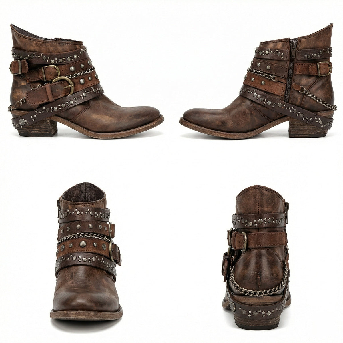 Vintage Chain Boots