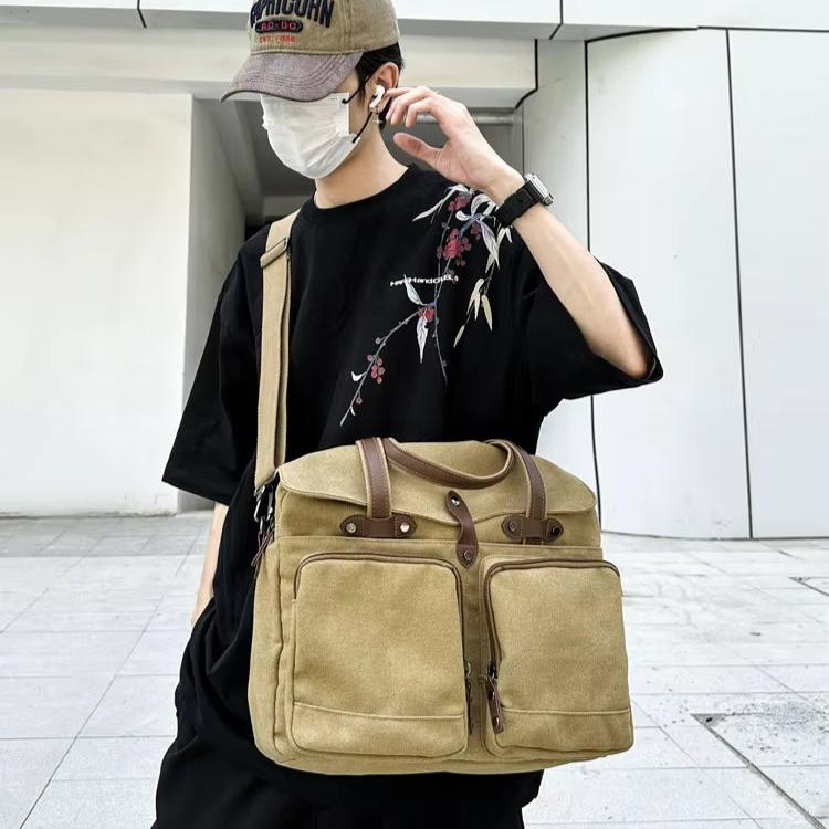 Vintage Large Crossbody Messenger Travel Bag