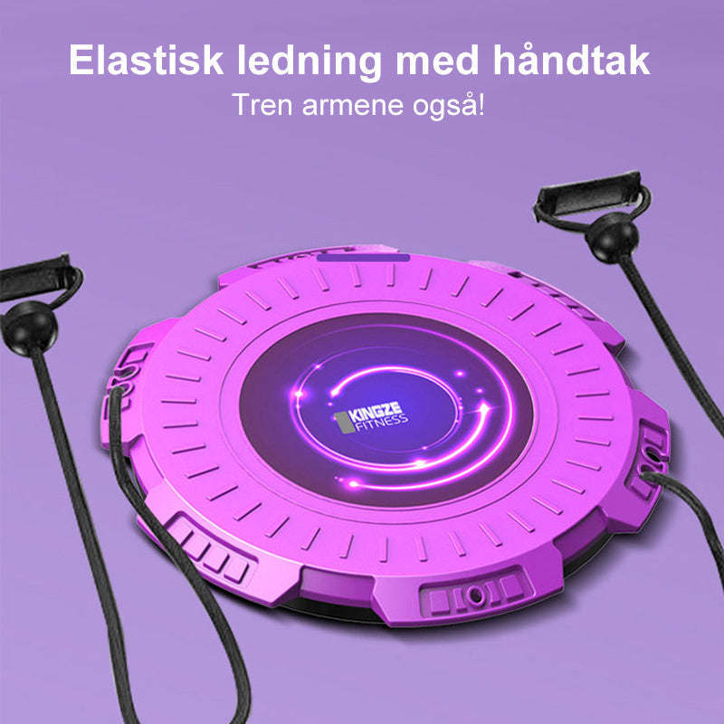 Waist Twisting Board with Pull Ropes - Non-Slip Disc for Waist Massage