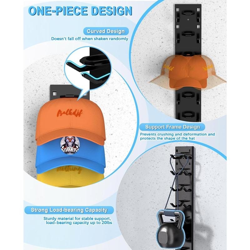 Wall-Mounted Hat Organizer