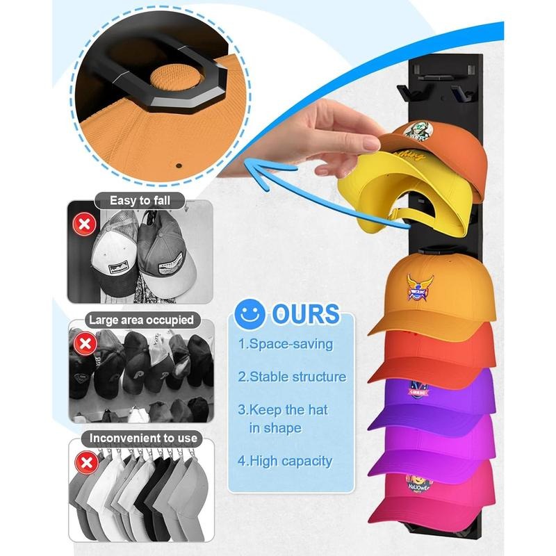 Wall-Mounted Hat Organizer