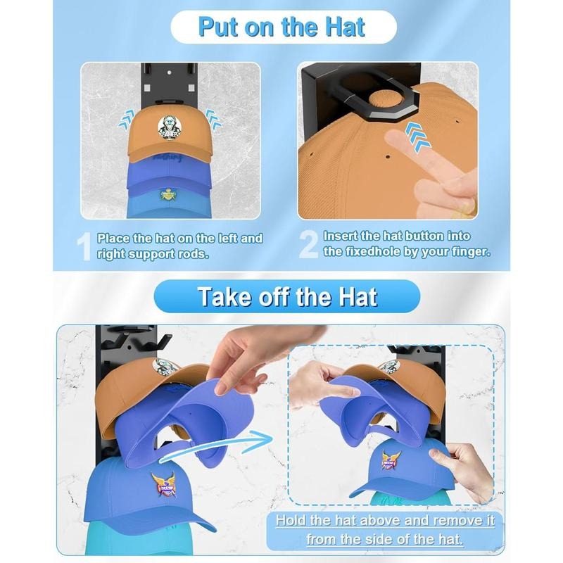 Wall-Mounted Hat Organizer