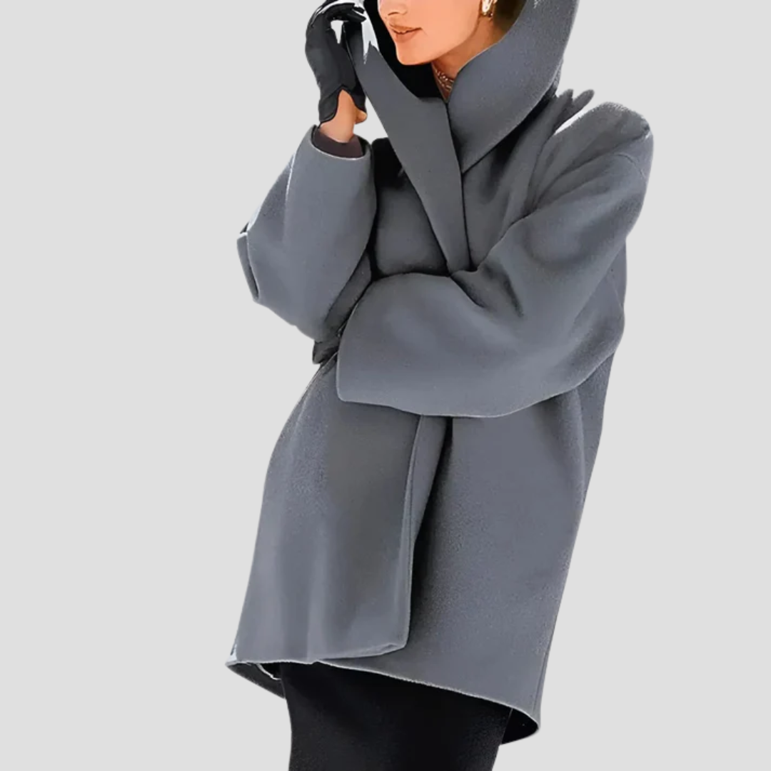 Warm and Elegant Hooded Winter Coat